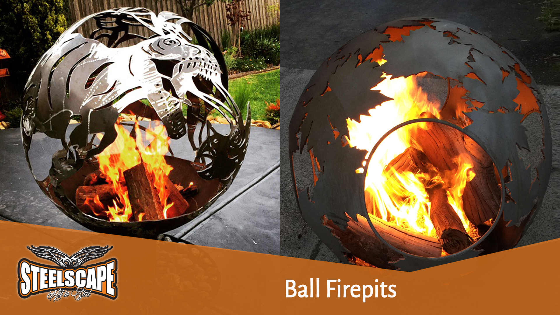 Steelscape Ball Firepits
